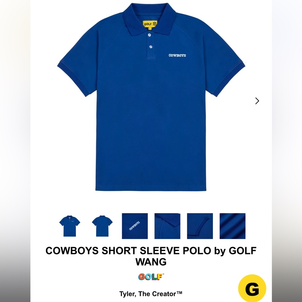 Dallas Cowboys Polo NFL collaboration with Golf